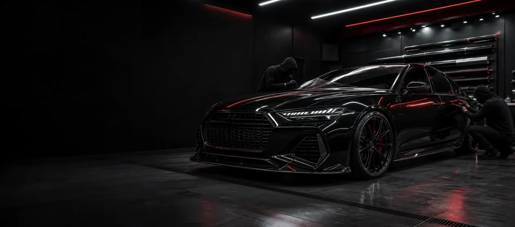 Mercedes C300 — Widebody + INOZETEK Matte Black